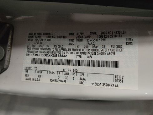 Used 2019 Ford Escape SE FWD image 33