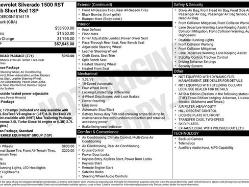 Used 2022 Chevrolet Silverado 1500 RST w/ Z71 Off-Road Package AWD/4WD image 37