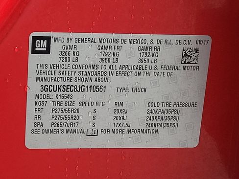 Used 2018 Chevrolet Silverado 1500 LTZ w/ Sport Package image 33