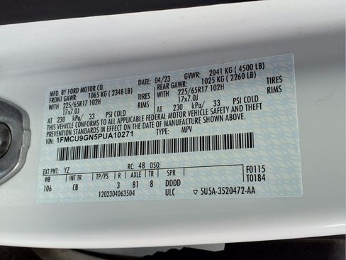 Used 2023 Ford Escape Active AWD/4WD image 24