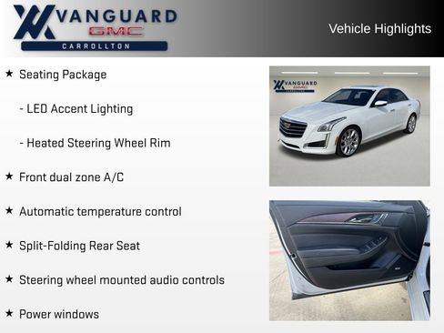 Used 2016 Cadillac CTS Sedan w/ Seating Package image 11