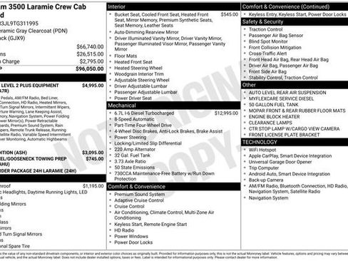 New 2026 RAM 3500 Laramie AWD/4WD image 59