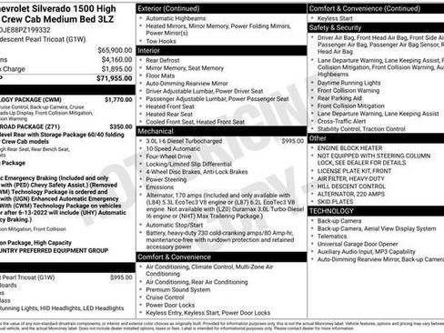 Certified 2023 Chevrolet Silverado 1500 High Country w/ Technology Package AWD/4WD image 32