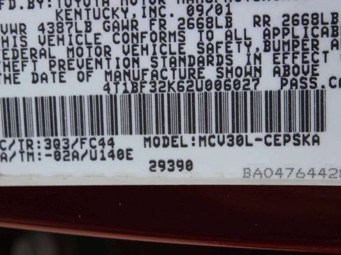 Used 2002 Toyota Camry LE FWD image 10