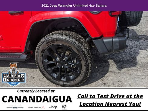 Used 2021 Jeep Wrangler Unlimited Sahara w/ Cold Weather Group AWD/4WD image 33