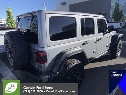 Used 2021 Jeep Wrangler Unlimited Rubicon 4xe w/ Steel Bumper Group AWD/4WD image 9