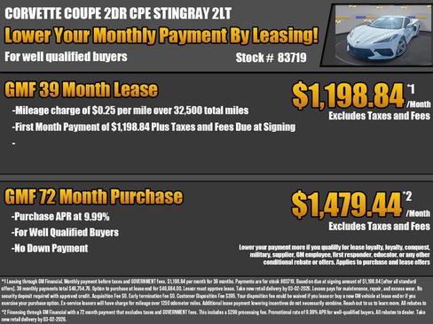 New 2026 Chevrolet Corvette Stingray Preferred Cpe w/ 2LT image 2