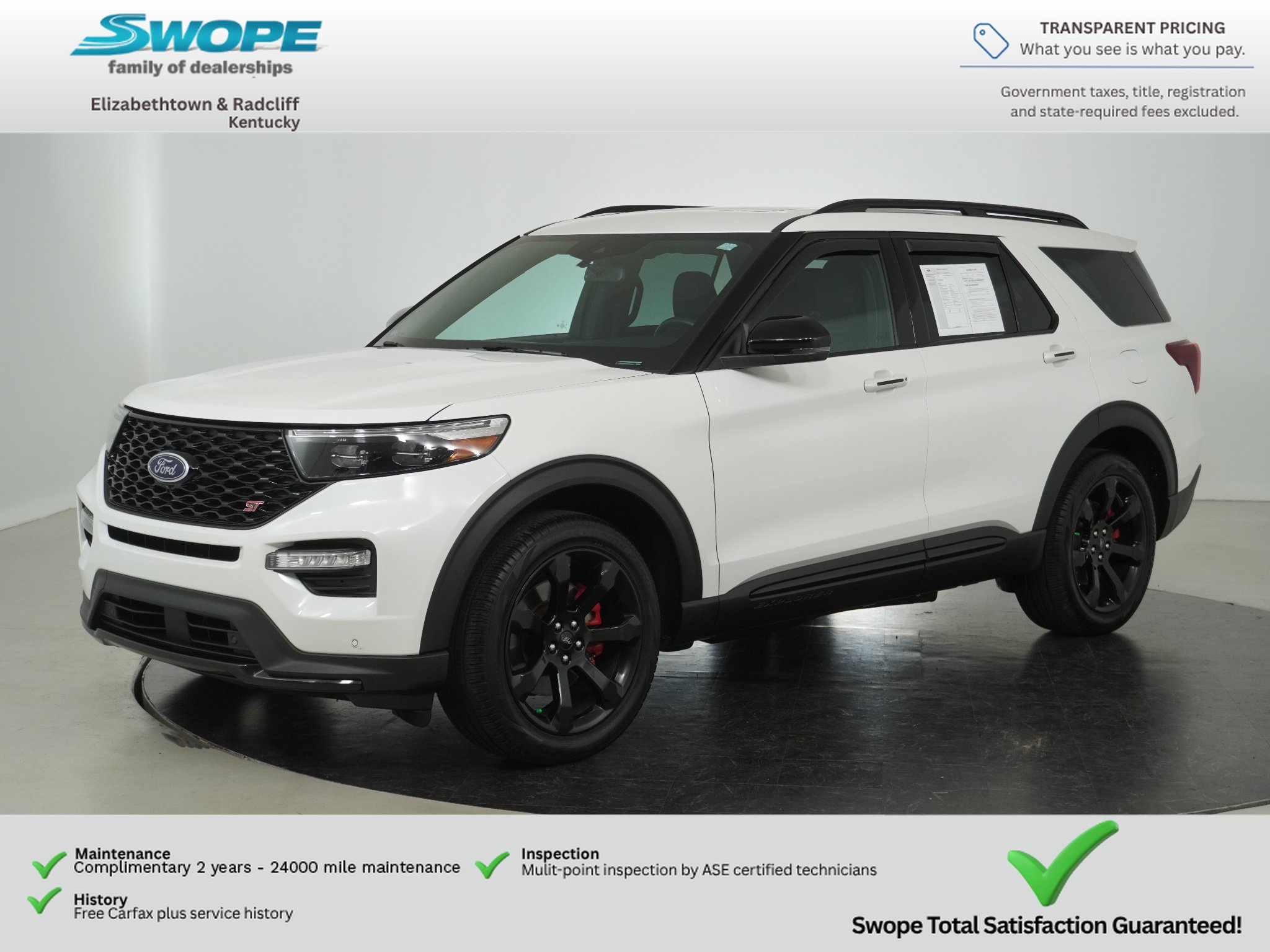 Certified 2023 Ford Explorer ST w/ Equipment Group 401A AWD/4WD image 7