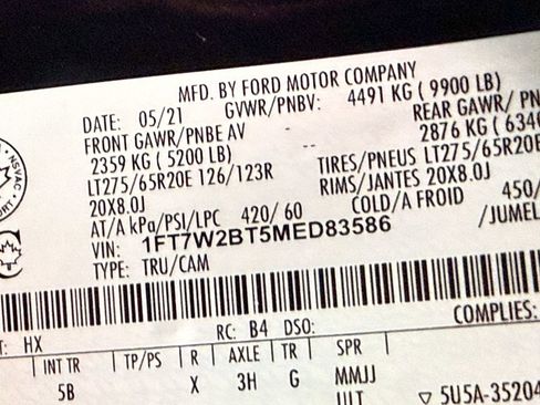 Used 2021 Ford F250 Lariat AWD/4WD image 56