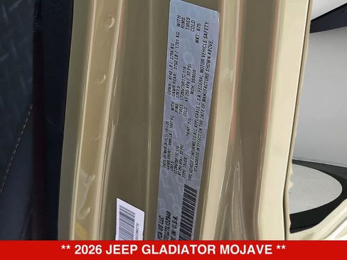 New 2026 Jeep Gladiator Mojave AWD/4WD image 36