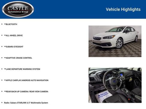 Used 2022 Subaru Impreza 2.0i AWD/4WD image 3