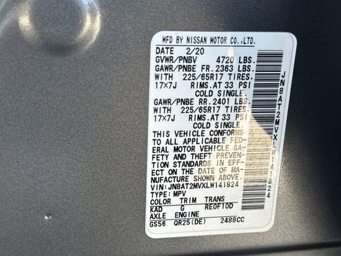 Used 2020 Nissan Rogue SV image 29