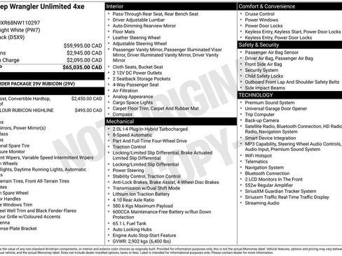 Used 2022 Jeep Wrangler Unlimited Rubicon 4xe AWD/4WD image 4