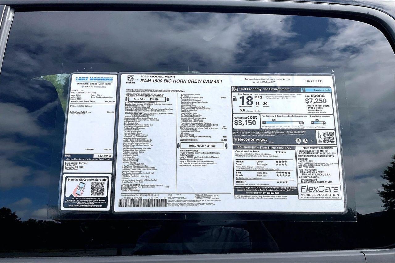 New 2026 RAM 1500 Big Horn AWD/4WD image 36