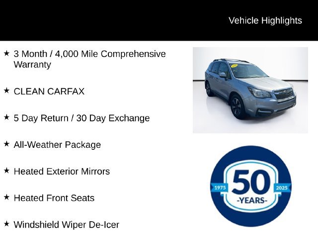 Used 2018 Subaru Forester 2.5i Premium w/ Protection Package #3 AWD/4WD image 12