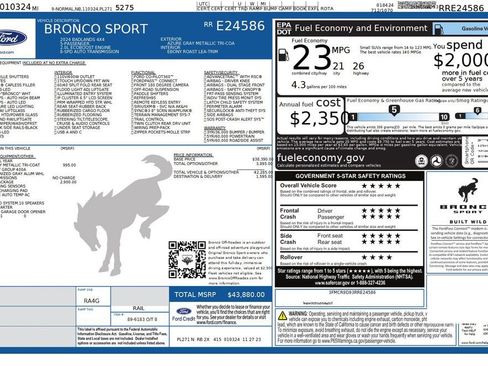 Used 2024 Ford Bronco Sport Badlands w/ Premium Package image 47