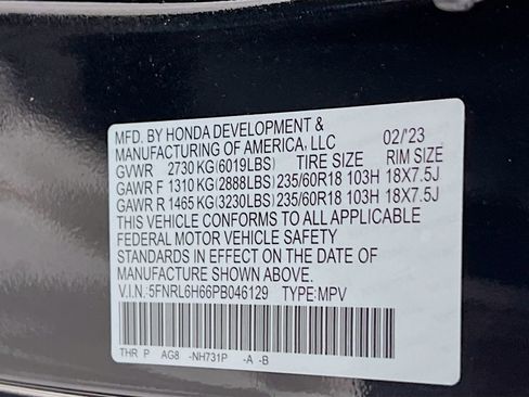 Used 2023 Honda Odyssey EX-L image 27