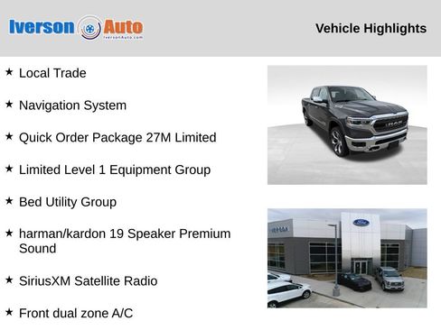 Used 2019 RAM 1500 Limited AWD/4WD image 2
