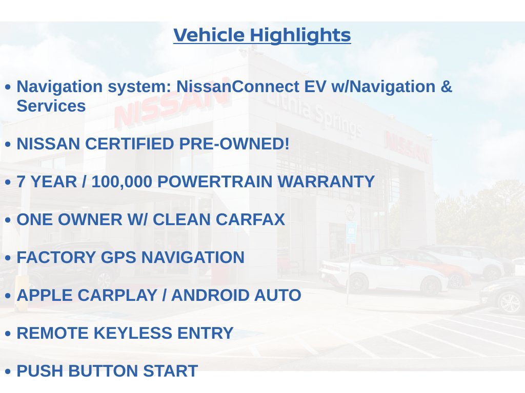 Certified 2023 Nissan Leaf SV Plus FWD image 29