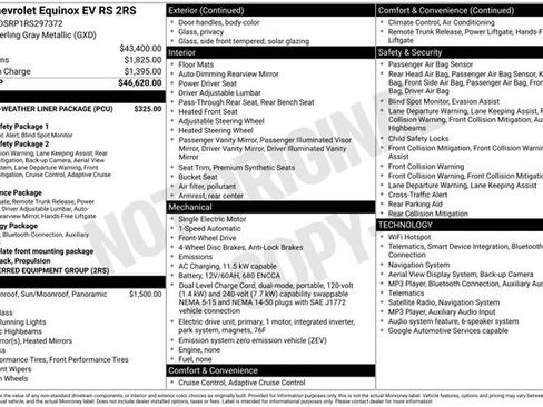 Used 2024 Chevrolet Equinox EV RS FWD image 6