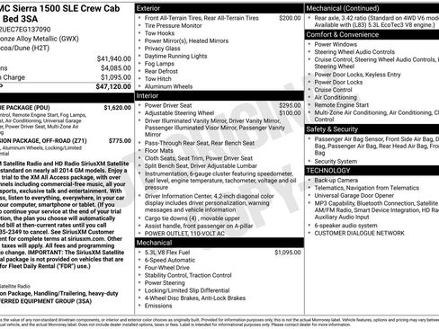 Used 2014 GMC Sierra 1500 SLE w/ SLE Value Package AWD/4WD image 14