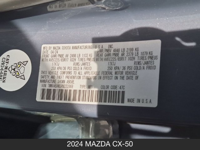 Certified 2024 MAZDA CX-50 AWD 2.5 S w/ Select Package image 26