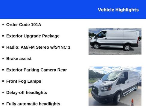 Used 2025 Ford Transit 250 Low Roof w/ Exterior Upgrade Package RWD image 4
