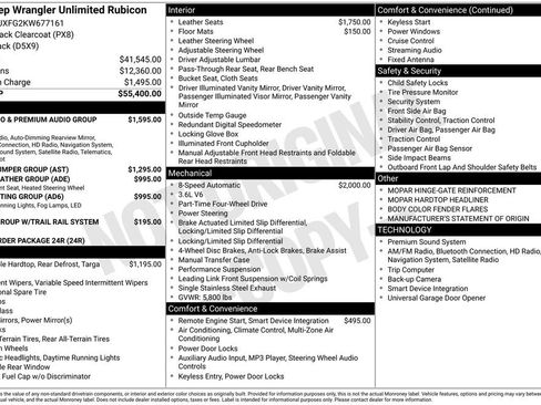 Used 2019 Jeep Wrangler Unlimited Rubicon image 16