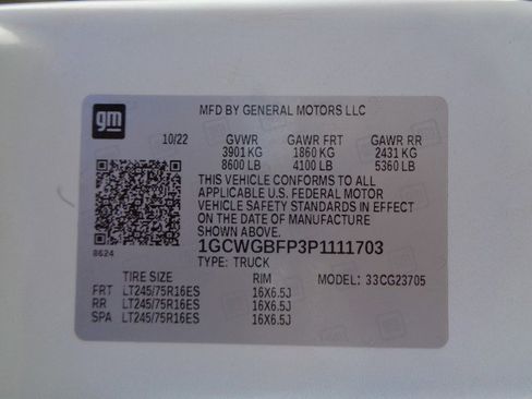 Used 2023 Chevrolet Express 2500 Extended w/ Driver Convenience Package image 22