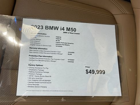 Certified 2023 BMW i4 M50 image 19