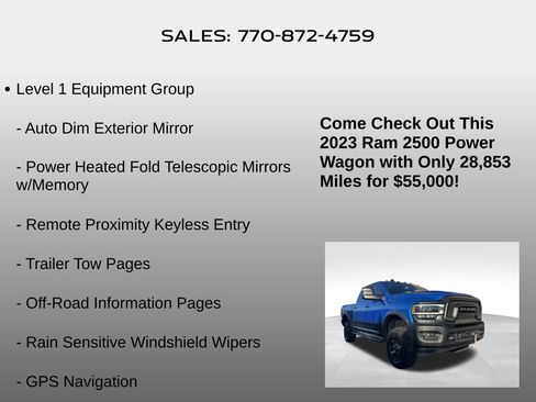 Used 2023 RAM 2500 Power Wagon w/ Level 1 Equipment Group image 15