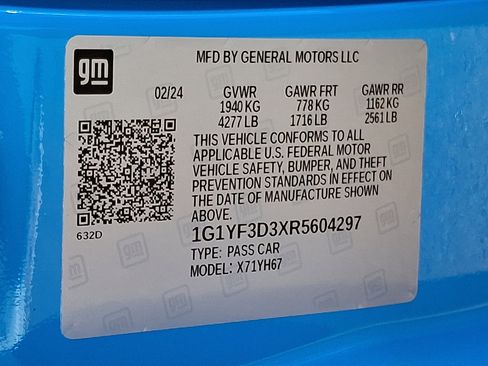 Used 2024 Chevrolet Corvette Z06 w/ Stealth Interior Trim Package image 26