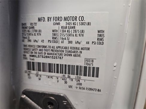 Certified 2022 Ford Transit Connect XL image 32