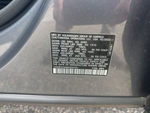 Used 2022 Volkswagen Atlas SE AWD/4WD image 35