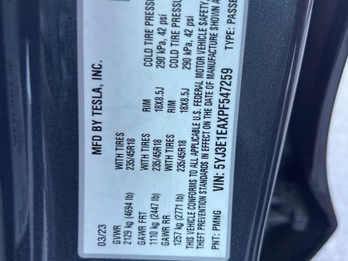 Used 2023 Tesla Model 3 Standard Range RWD image 28
