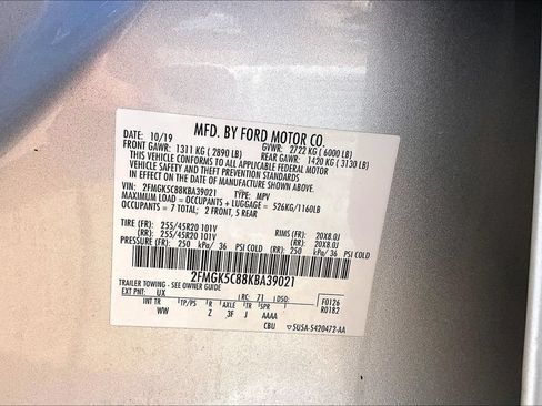 Used 2019 Ford Flex SEL w/ Equipment Group 202A FWD image 35