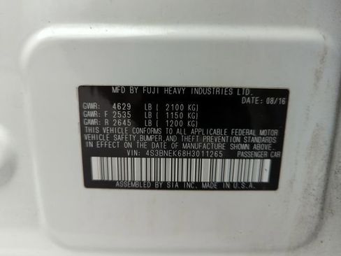 Used 2017 Subaru Legacy 3.6R Limited image 35