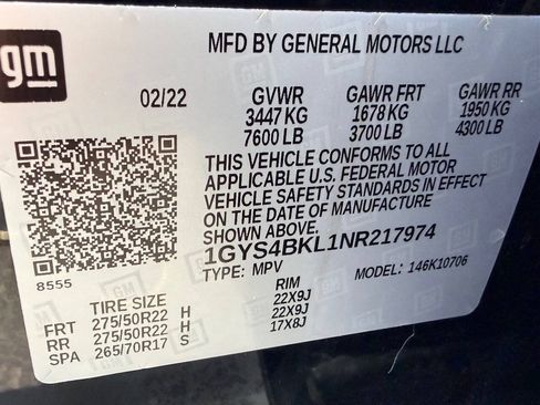 Used 2022 Cadillac Escalade Premium Luxury AWD/4WD image 50