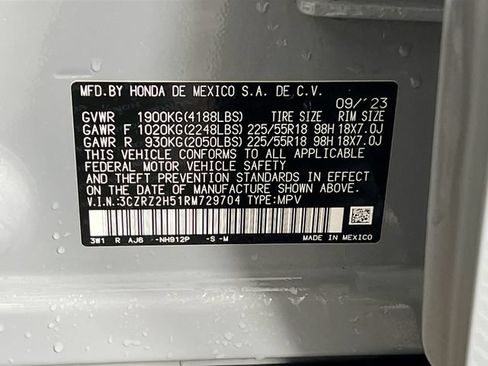 Certified 2024 Honda HR-V Sport image 34