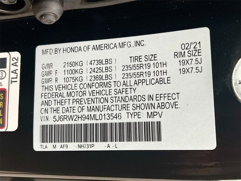 Used 2021 Honda CR-V Touring image 29