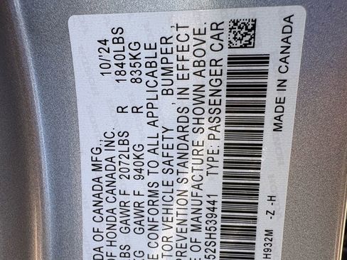 Certified 2025 Honda Civic Sport image 32