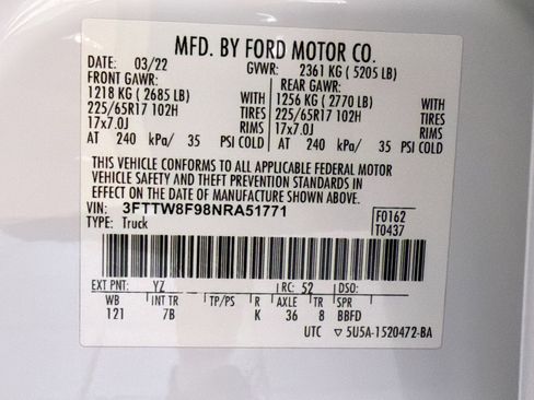 Used 2022 Ford Maverick XLT w/ Equipment Group 300A Standard AWD/4WD image 18
