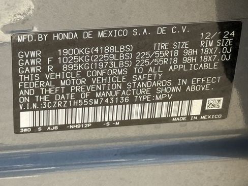 Used 2025 Honda HR-V Sport image 15