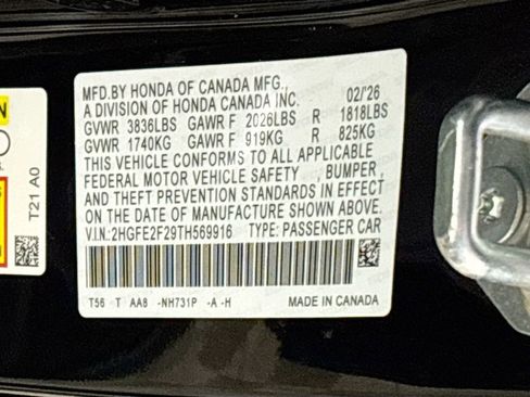 New 2026 Honda Civic LX image 24