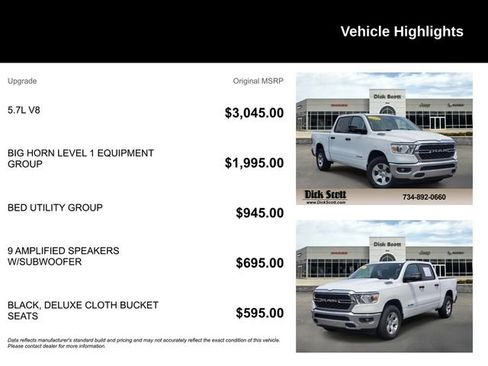 Used 2024 RAM 1500 Big Horn AWD/4WD image 5