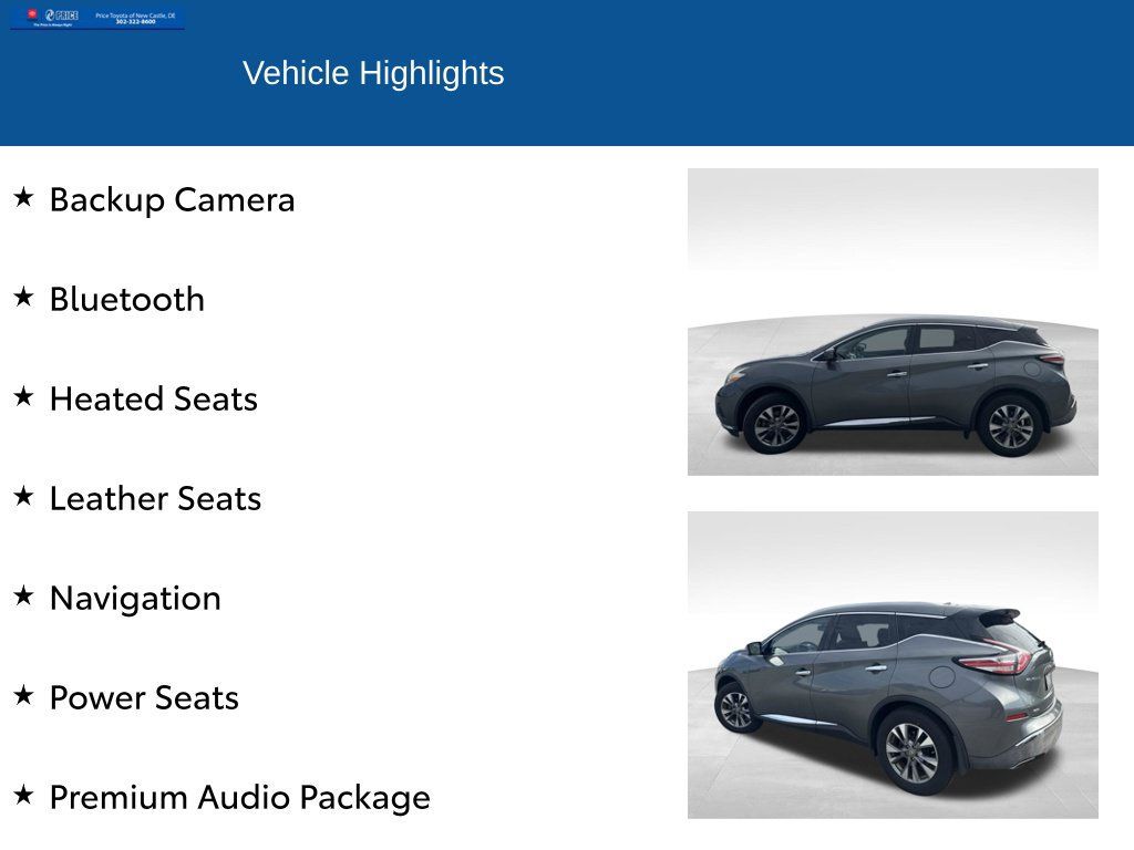 Used 2016 Nissan Murano SL AWD/4WD image 2
