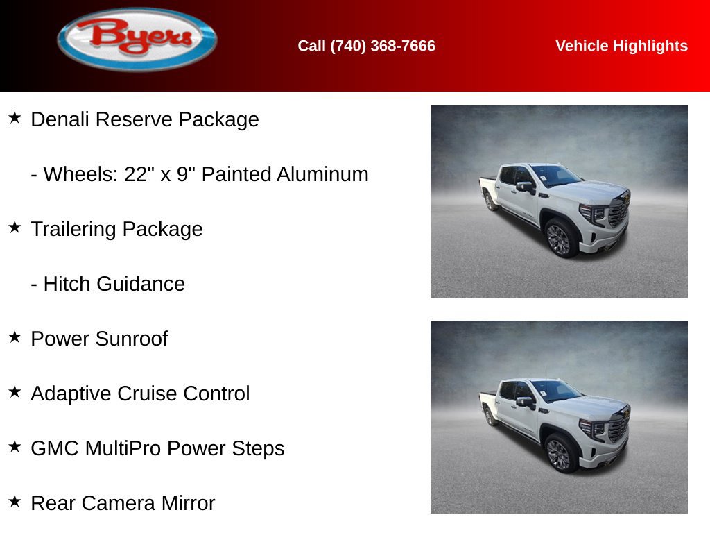 Used 2023 GMC Sierra 1500 Denali w/ Denali Reserve Package AWD/4WD image 12