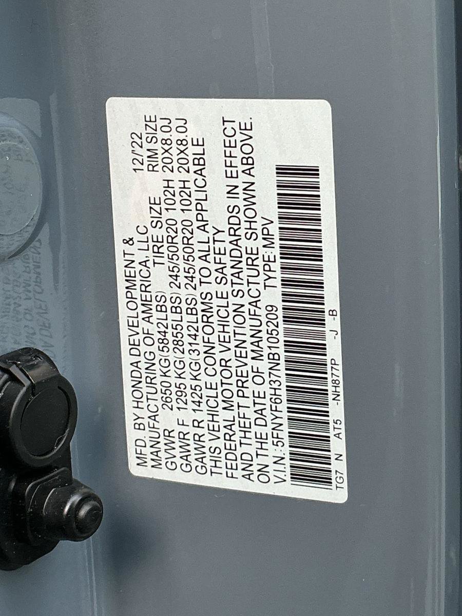 Used 2022 Honda Pilot Sport image 32