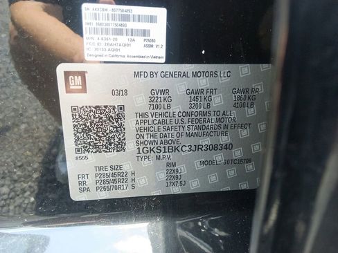 Used 2018 GMC Yukon SLT w/ Premium Edition RWD image 20
