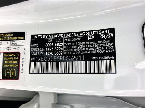 Certified 2023 Mercedes-Benz EQE AMG 4MATIC Sedan image 25